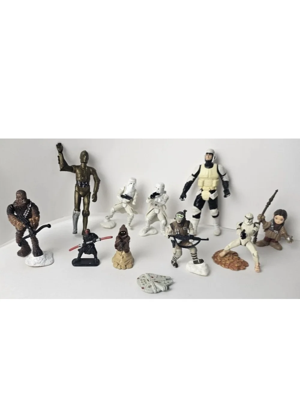 Star Wars Miscellaneous Figures Toys Battle of Hoth Hasbro 2000s Lot Of 11